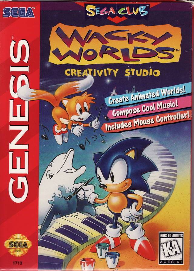 Wacky Worlds Creativity Studio (Sega Genesis) (ONLINE ORDER ONLY)
