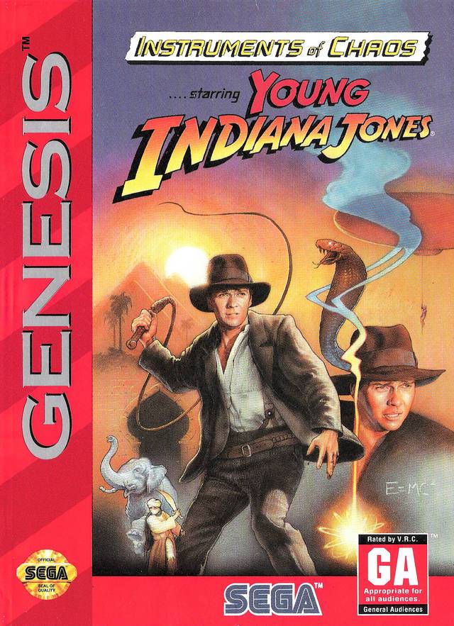 Instruments of Chaos Starring Young Indiana Jones (Sega Genesis) (ONLINE ORDER ONLY)