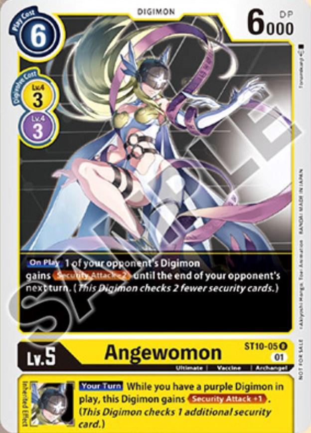 Angewomon [ST10-05] (Tamer Goods Set Angewomon & LadyDevimon) [Starter Deck: Parallel World Tactician Promos] (ONLINE ORDER ONLY)