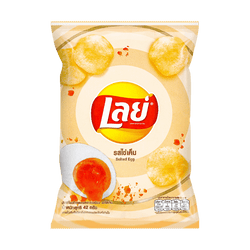 Lays Thailand Exclusive Salted Egg Potato Chips, 1.48oz (ONLINE ORDER ONLY)