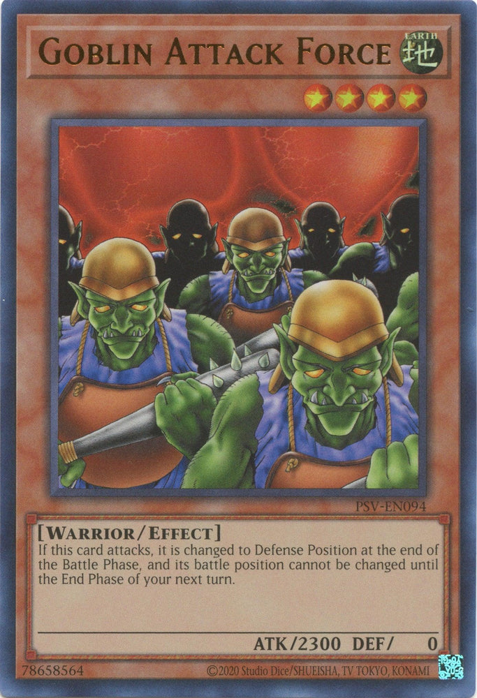Goblin Attack Force (25th Anniversary) [PSV-EN094] Ultra Rare (ONLINE ORDER ONLY)