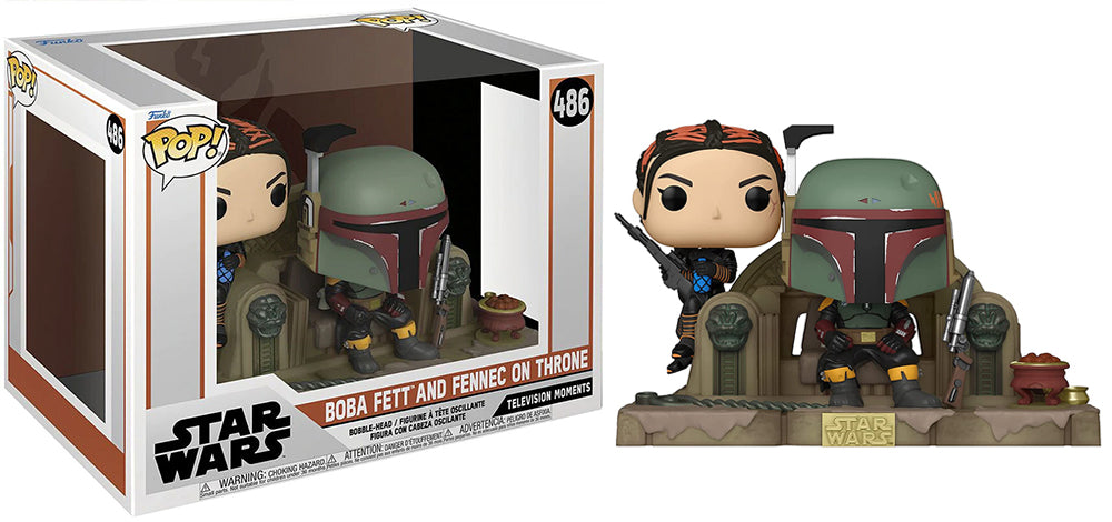 Boba Fett and Fennec on Throne (Moments, The Book of Boba Fett) 486 (Online Order Only)