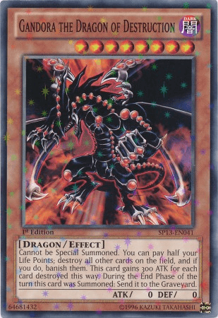 Gandora the Dragon of Destruction [SP13-EN041] Starfoil Rare (ONLINE ORDER ONLY)