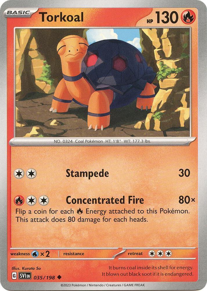 Torkoal (035/198) [Scarlet & Violet: Base Set] (Online Only)