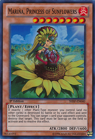 Marina, Princess of Sunflowers [SHSP-EN040] Super Rare (ONLINE ORDER ONLY)