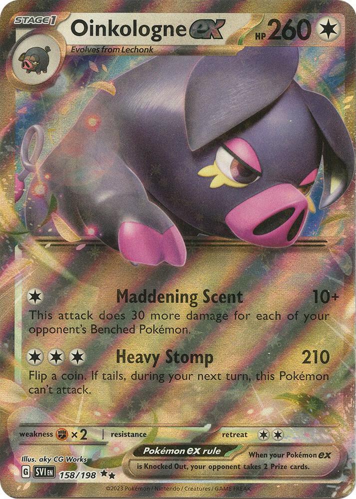 Oinkologne ex (158/198) [Scarlet & Violet: Base Set] (Online Only)