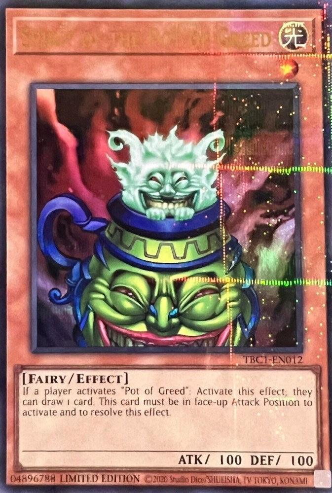 Spirit of the Pot of Greed [TBC1-EN012] Ultra Rare (ONLINE ORDER ONLY)