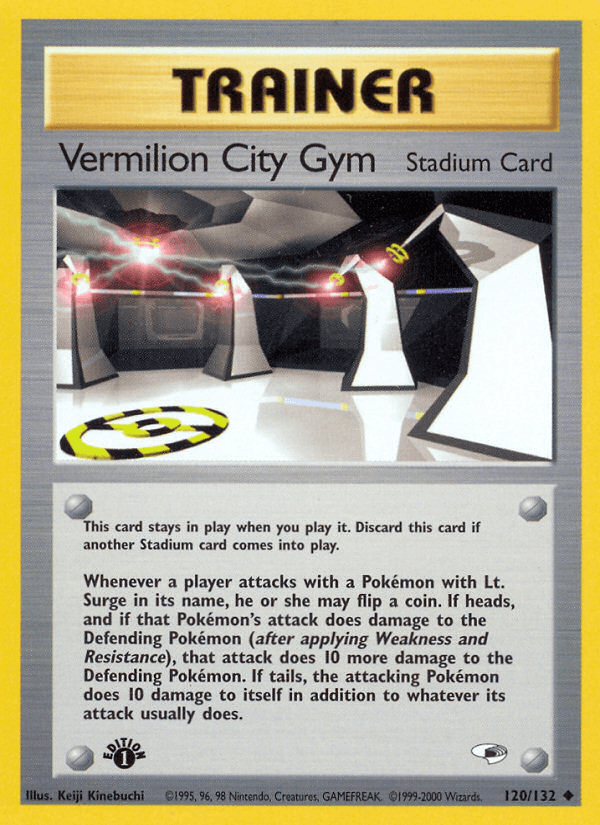 Vermilion City Gym (120/132) [Gym Heroes 1st Edition] (Online Only)