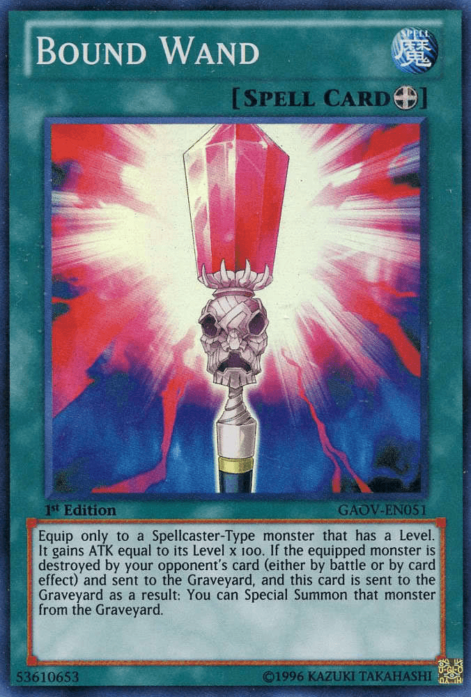 Bound Wand [GAOV-EN051] Super Rare (ONLINE ORDER ONLY)