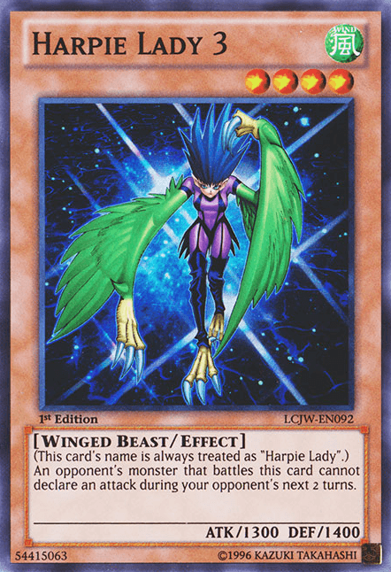 Harpie Lady 3 [LCJW-EN092] Super Rare (ONLINE ORDER ONLY)