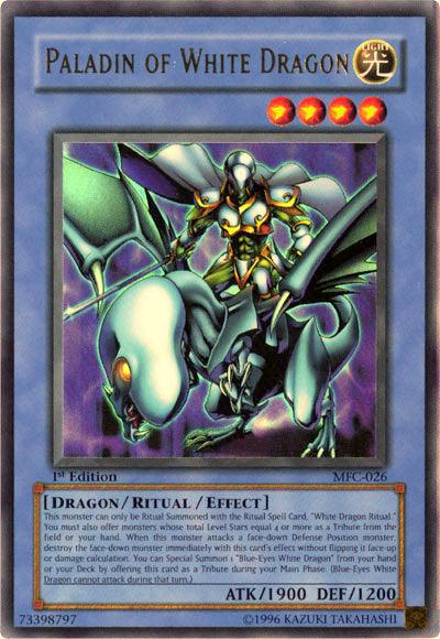 Paladin of White Dragon [MFC-026] Ultra Rare (ONLINE ORDER ONLY)
