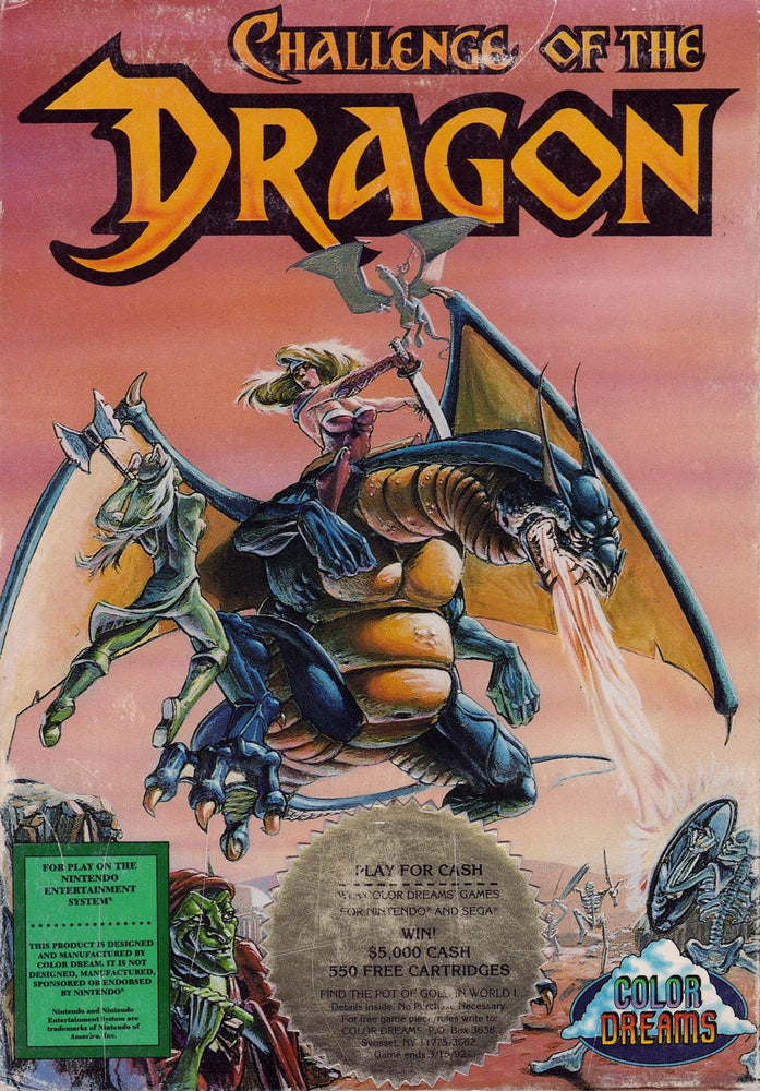 Challenge of the Dragon (Nintendo NES) (Online Only)