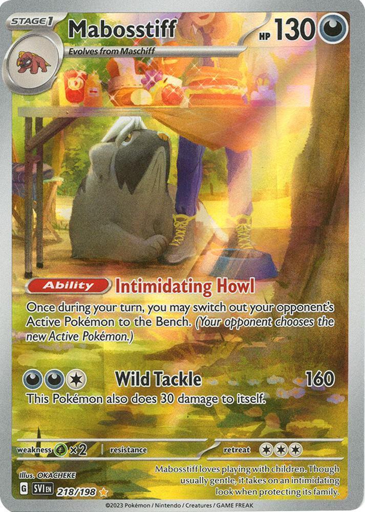 Mabosstiff (218/198) [Scarlet & Violet: Base Set] (Online Only)