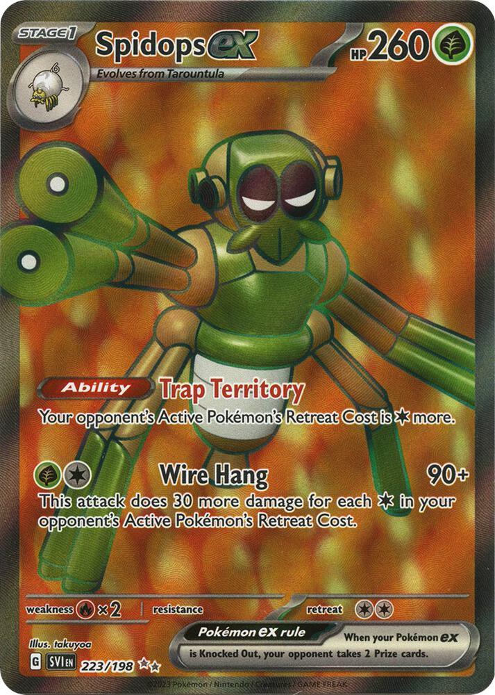 Spidops ex (223/198) [Scarlet & Violet: Base Set] (Online Only)