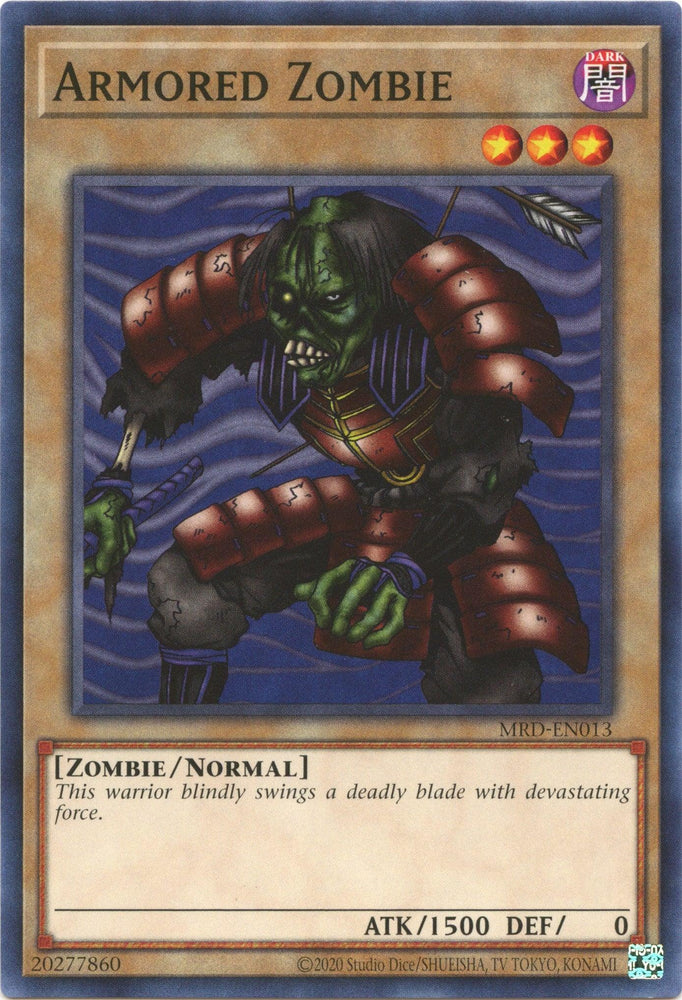 Armored Zombie (25th Anniversary) [MRD-EN013] Common (ONLINE ORDER ONLY)