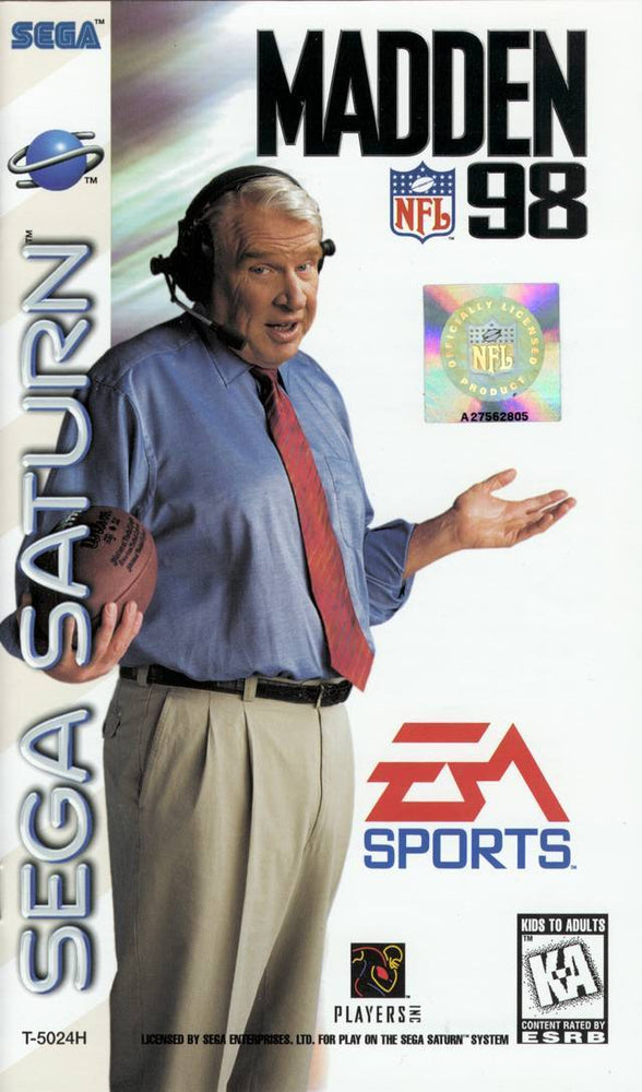 Madden 98 (Sega Saturn) (ONLINE ORDER ONLY)