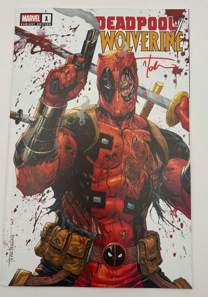 [Signed by Tyler Kirkham] Deadpool / Wolverine #1 Unknown Comics Tyler Kirkham Exclusive Var [IN STOCK] (ONLINE ORDER ONLY)