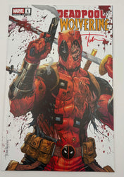 [Signed by Tyler Kirkham] Deadpool / Wolverine #1 Unknown Comics Tyler Kirkham Exclusive Var [IN STOCK] (ONLINE ORDER ONLY)