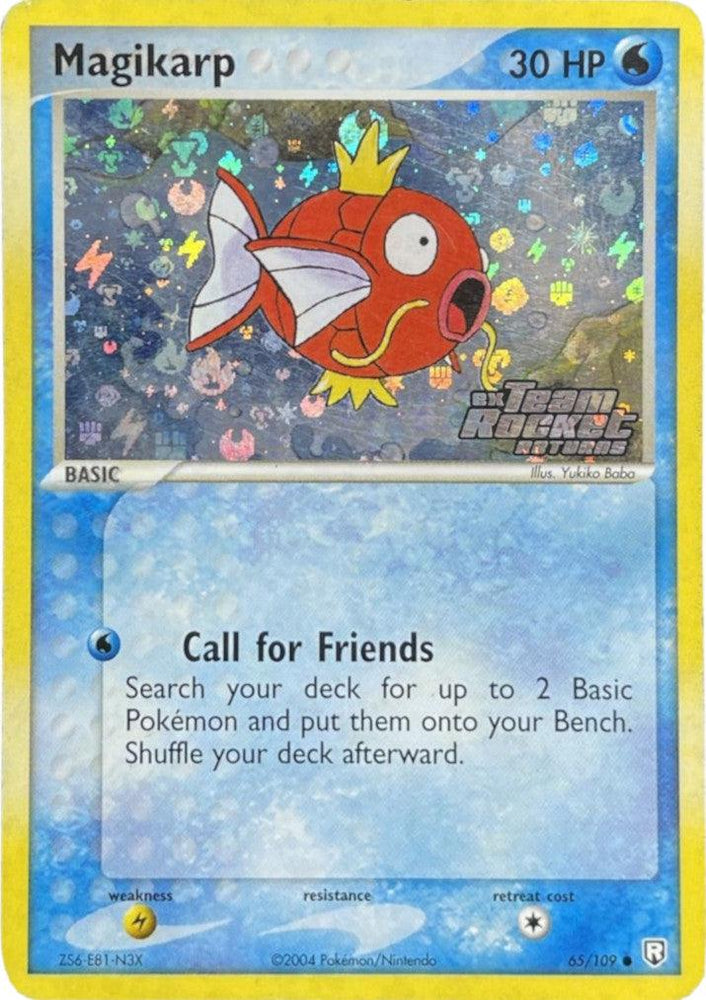 Magikarp (65/109) (Stamped) [EX: Team Rocket Returns] (Online Only)