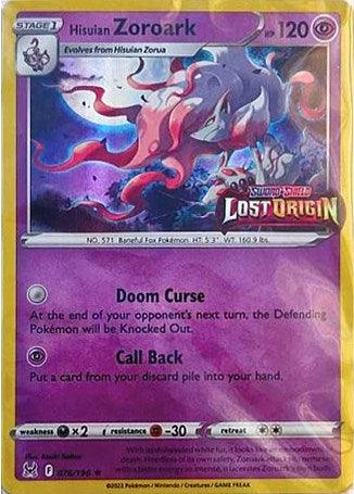 Hisuian Zoroark (076/196) (Lost Origin Stamp) [Sword & Shield: Lost Origin] (Online Only)
