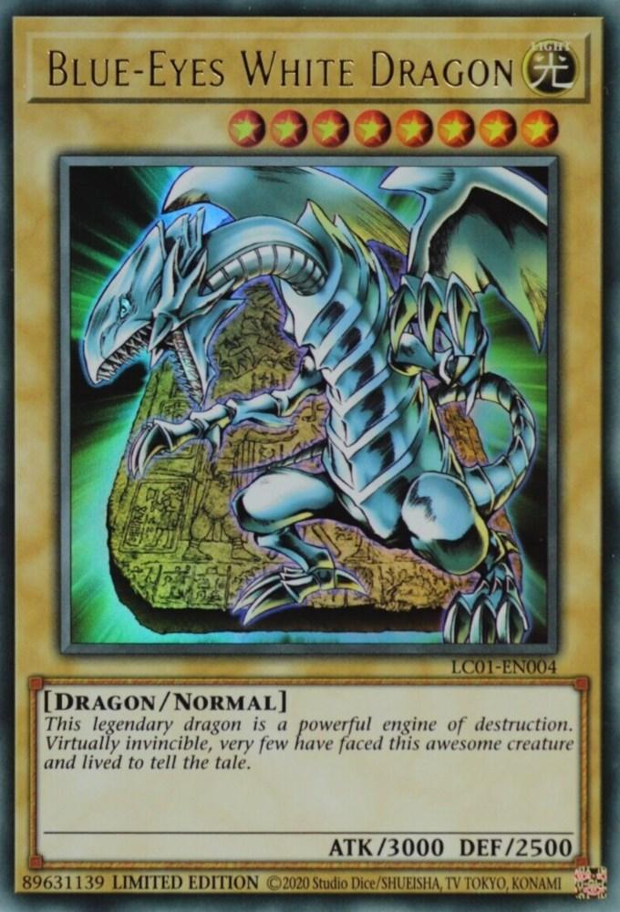 Blue-Eyes White Dragon (25th Anniversary) [LC01-EN004] Ultra Rare (ONLINE ORDER ONLY)