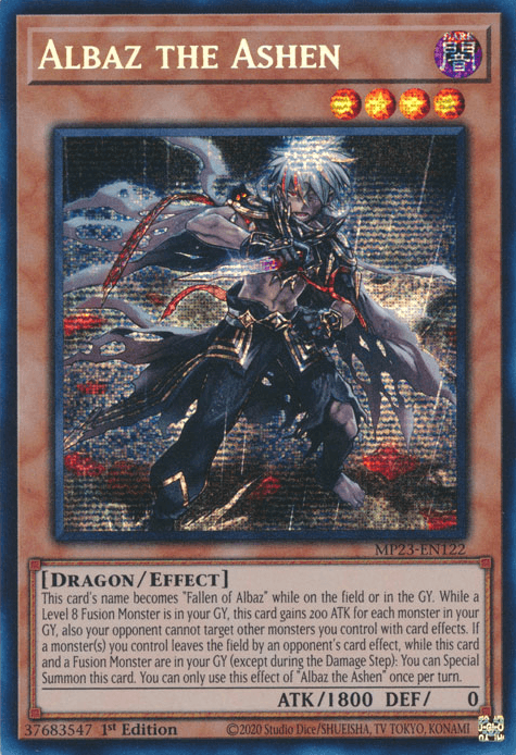 Albaz the Ashen [MP23-EN122] Prismatic Secret Rare (ONLINE ORDER ONLY)