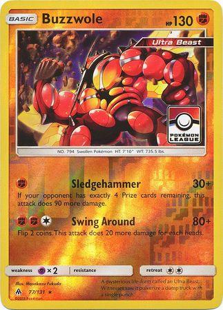 Buzzwole (77/131) (League Promo) [Sun & Moon: Forbidden Light] (Online Only)