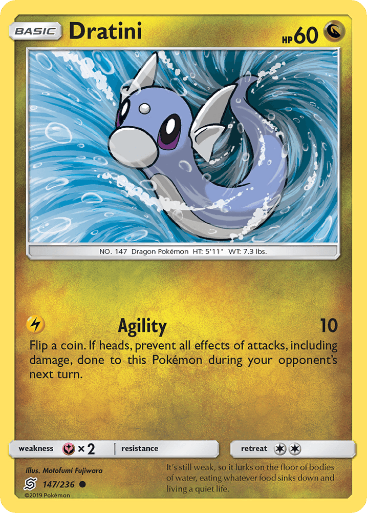 Dratini (147/236) [Sun & Moon: Unified Minds] (Online Only)
