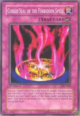 Cursed Seal of the Forbidden Spell [IOC-049] Common (ONLINE ORDER ONLY)