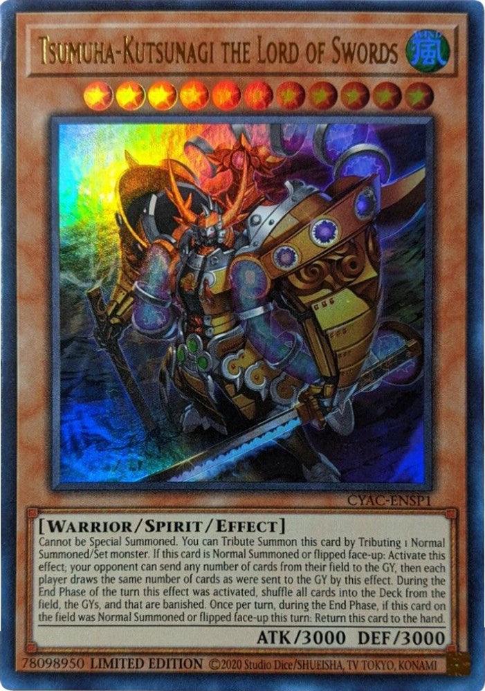Tsumuha-Kutsunagi the Lord of Swords [CYAC-ENSP1] Ultra Rare (ONLINE ORDER ONLY)