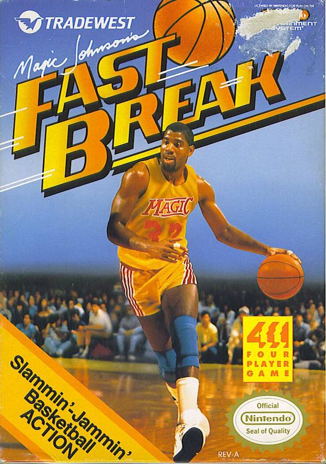 Magic Johnson's Fast Break (Nintendo NES) (Online Order Only)