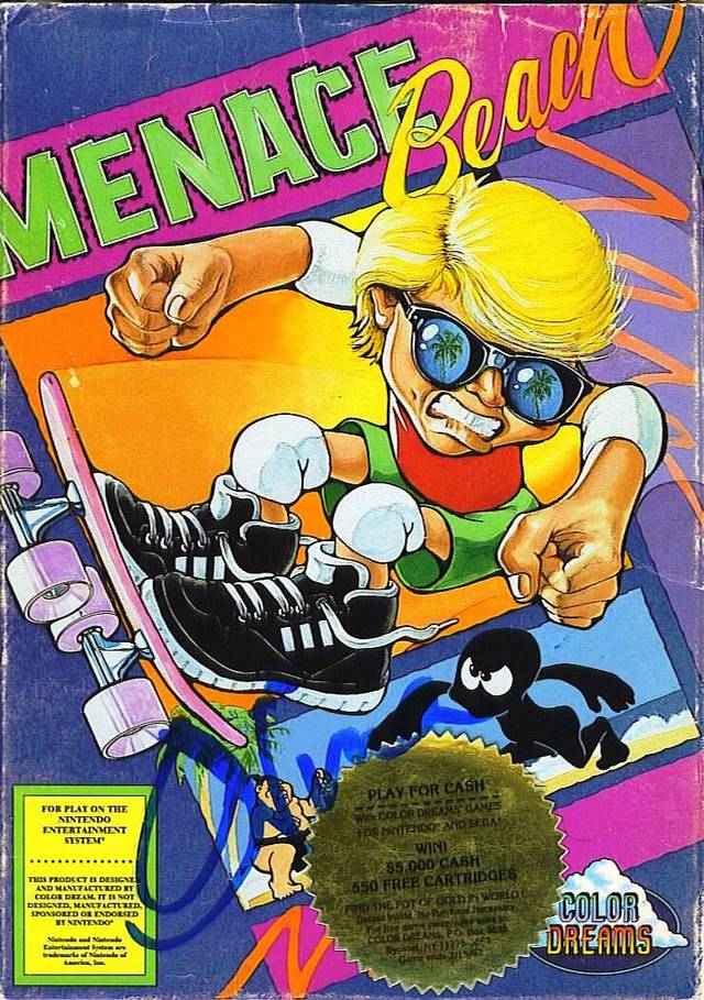 Menace Beach (Nintendo NES) (Online Order Only)