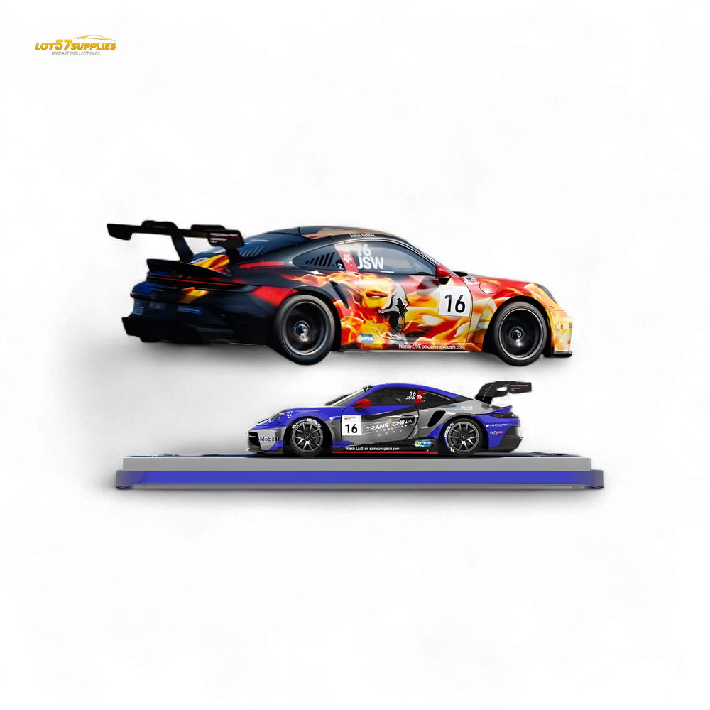 Modernart Porsche 911 GT3 Carrera Cup Asia Masters #16 - Ordinary 1:64 (ONLINE ORDER ONLY)