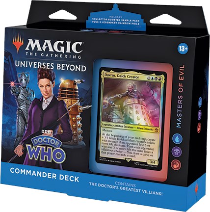 Universes Beyond: Doctor Who - Masters of Evil Commander Deck [WHO] (ONLINE ORDER ONLY)