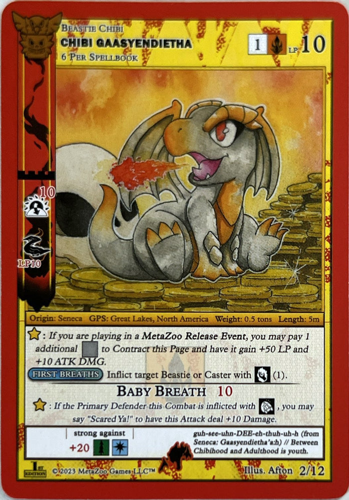 Chibi Gaasyendietha [Native: First Edition Release Event Deck]