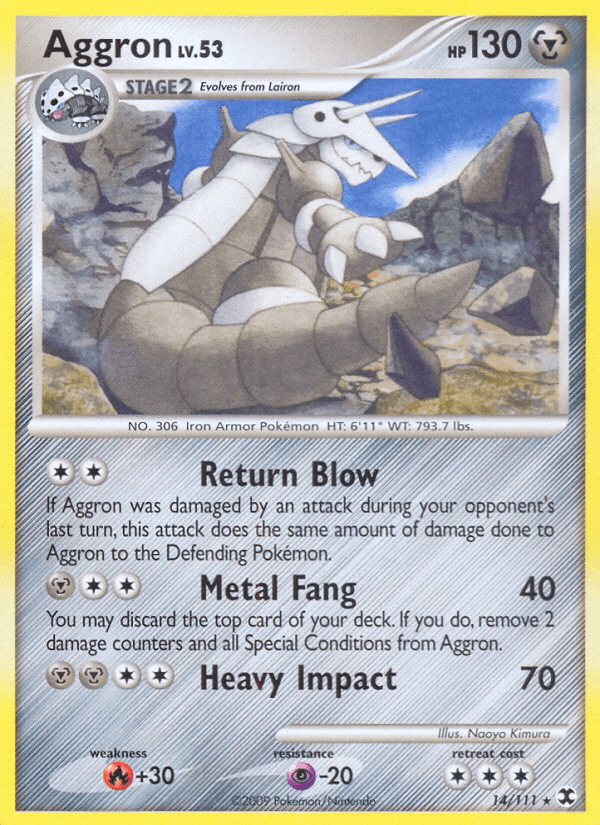 Aggron (14/111) [Platinum: Rising Rivals] (Online Only)