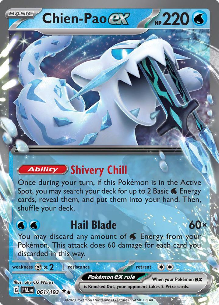 Chien-Pao ex (061/193) [Scarlet & Violet: Paldea Evolved] (Online Only)