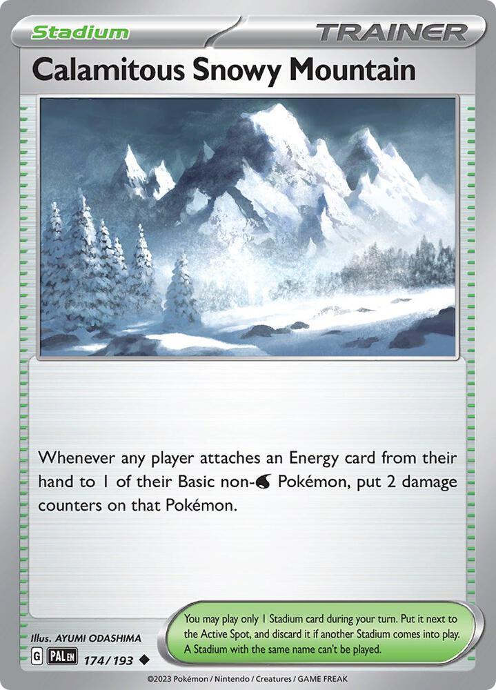 Calamitous Snowy Mountain (174/193) [Scarlet & Violet: Paldea Evolved] (Online Only)