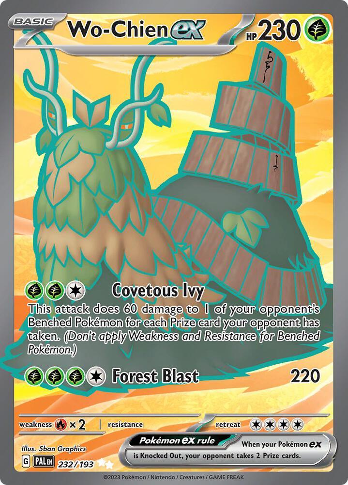 Wo-Chien ex (232/193) [Scarlet & Violet: Paldea Evolved] (Online Only) (ONLINE ORDER ONLY)
