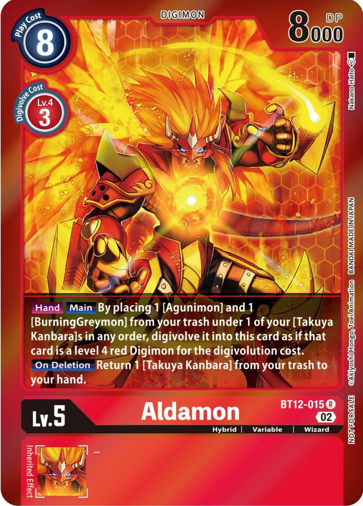 Aldamon [BT12-015] (Tamer Party -Special-) [Across Time Promos] (ONLINE ORDER ONLY)