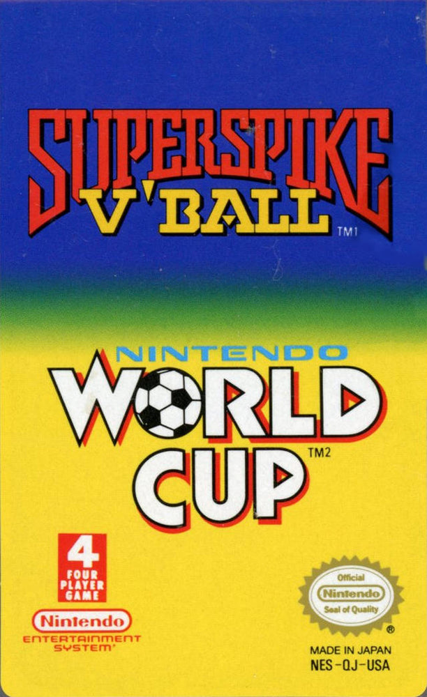 Super Spike V'Ball / Nintendo World Cup (Nintendo NES) (Online Order Only)