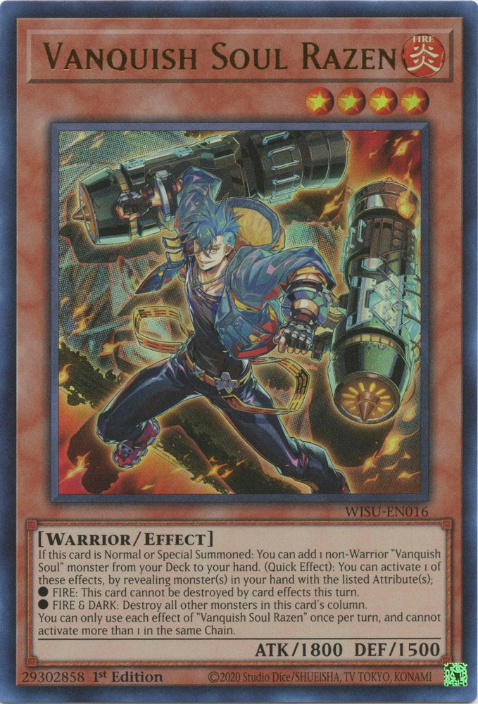 Vanquish Soul Razen [WISU-EN016] Ultra Rare (ONLINE ORDER ONLY)
