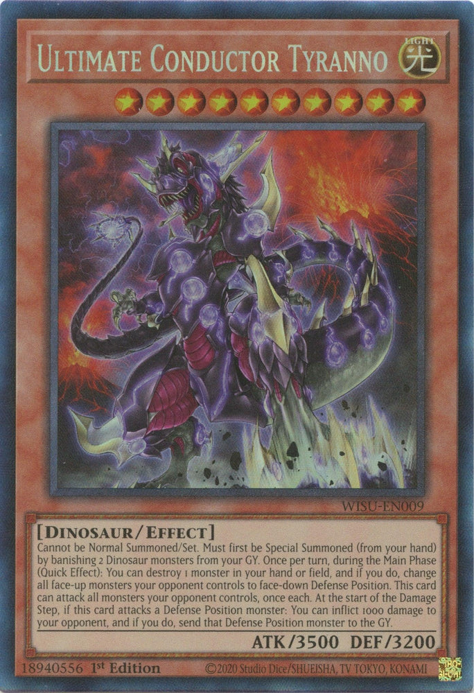Ultimate Conductor Tyranno [WISU-EN009] Collector's Rare (ONLINE ORDER ONLY)