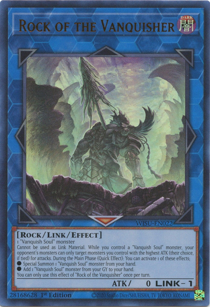 Rock of the Vanquisher [WISU-EN022] Ultra Rare (ONLINE ORDER ONLY)