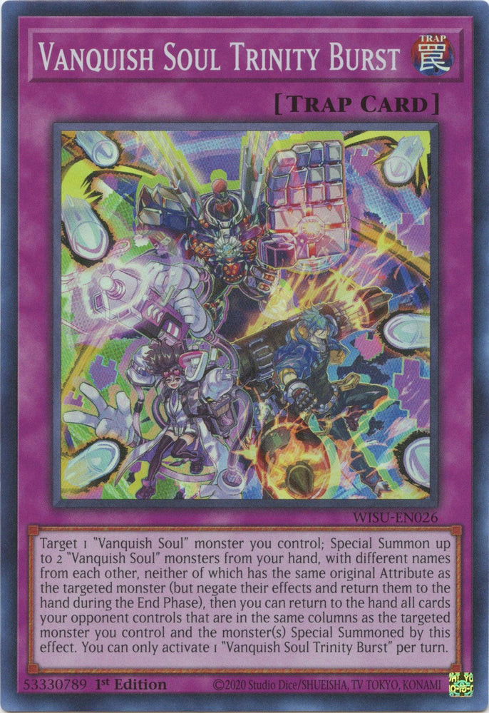 Vanquish Soul Trinity Burst [WISU-EN026] Super Rare (ONLINE ORDER ONLY)