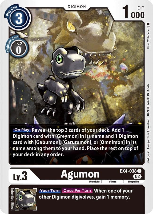 Agumon [EX4-038] [Alternative Being Booster] (ONLINE ORDER ONLY)