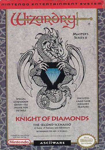 Wizardry: Knight of Diamonds - The Second Scenario (Nintendo NES) (Online Only)