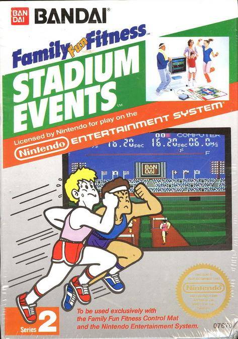 Family Fun Fitness Stadium Events (Nintendo NES) (Online Only)