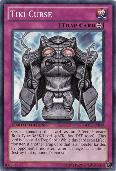 Tiki Curse [GLD5-EN053] Common (ONLINE ORDER ONLY)