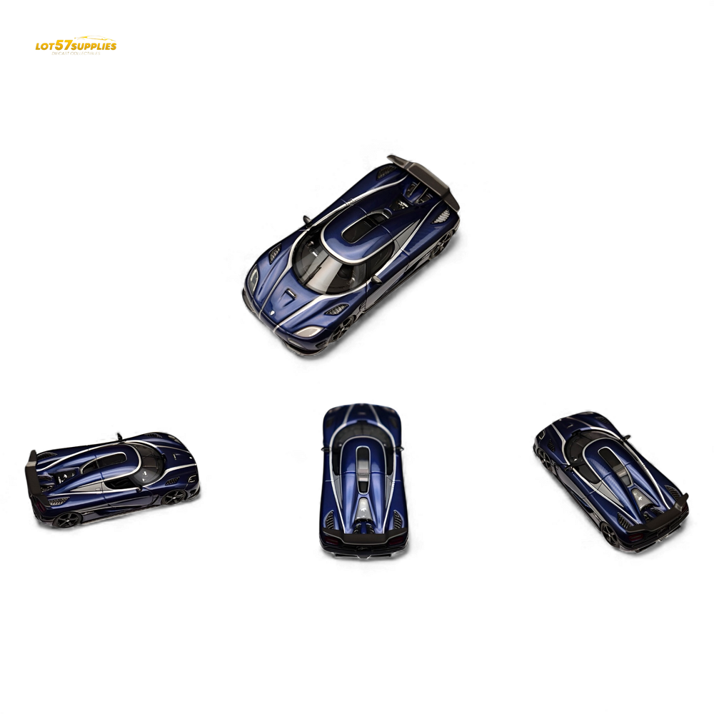 (Pre-Order) VMB Koenigsegg Agera R - Blue Carbon 1:64 (ONLINE ORDER ONLY)